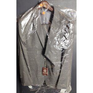 Snover Men's Grey 2-Piece Suit 46R/40W Modern Tailored NWT